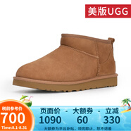 UGG美版雪地靴休閑經(jīng)典迷你短靴舒適短筒靴 1116109 1137391男款CHE-栗色 42