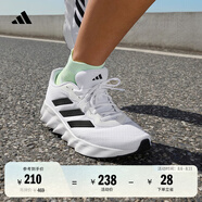 adidas SWITCH MOVE隨心暢跑舒適網(wǎng)面體測(cè)跑鞋男女阿迪達(dá)斯官方 白色/黑色   41