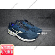 美津濃（MIZUNO）/ 男子熱門款支撐系慢跑鞋 WAVE EQUATE 5 原898官方旗艦正品 藍色_白色 J1GC214857 46 300mm