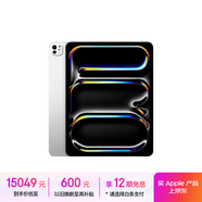 Apple/蘋果 iPad Pro13英寸M4芯片 2024年新款平板電腦(1T WLAN版/標(biāo)準(zhǔn)玻璃/MVX73CH/A)銀色