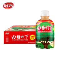 冠芳山楂樹(shù)下果汁飲料不加蔗糖350ml*15瓶酸甜關(guān)曉彤推薦整箱裝