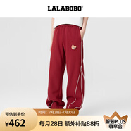 拉拉波波（LALABOBO）拉拉波波女士簡約時尚針織長褲LBEA-WXZC30 黑色 M