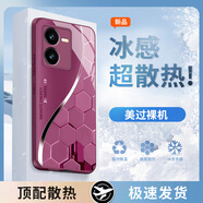 品托（Pintop）vivoiqooz9手機(jī)殼iqooz9turbo+玻璃簡約新款保護(hù)套z9x超薄散熱高端商務(wù)全包直邊防摔硬殼高級創(chuàng)意 iqoo z9x【梅子色】 冰晶玻璃殼