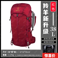 STRONG OXYGEN 強(qiáng)氧 羚羊26升 雙肩背包 登山包36 戶外 徒步露營(yíng)旅行通勤郊游 25年升級(jí)版38升紅色 均碼