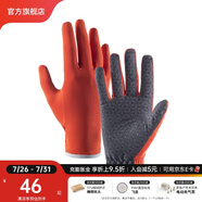 Naturehike挪客夏季薄款全指防滑手套男女戶外跑步運(yùn)動(dòng)登山騎行騎車徒步爬山 橘紅 L