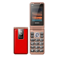 百合（BIHEE）Lily Bihee C30A通4g老人翻蓋手機移動(dòng)通信5g老人手機超長(cháng)待機 紅色通4G高配版1_大電池5850毫安 無(wú)_套餐一_中國大陸