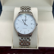 【二手99新】浪琴優(yōu)雅系列35mm表徑三針白盤自動(dòng)機(jī)械機(jī)芯男士商務(wù)腕表L4.860.4.12.6