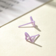 XUPING旭平首飾合金耳飾日常簡(jiǎn)約女生送禮物精美飾品 陶瓷蝴蝶