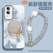 怡楓 適用榮耀GT手機(jī)殼鏡面新款60輕奢60SE金屬郁金香pro補(bǔ)妝鏡50全包防摔50se女款20青春版保護(hù)套 鏡面補(bǔ)妝殼-金屬郁金香藍(lán)-s194 榮耀9X