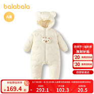 巴拉巴拉兒童輕薄羽絨服男女童冬季連體衣2025造型可愛趣味萌208425120203