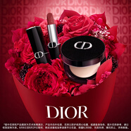 迪奧DIOR【鄧為同款】口紅氣墊禮盒(720+緞光0N)七夕情人節生日禮物女
