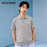 斯凱奇（Skechers）男子運動T恤L224M051 中花灰/004F S