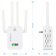 OTHER新款1200M無線中繼器信號放大器Repeater雙頻wifi信號擴展增強器 美規(guī)