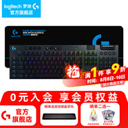G913/G915 TKL機械鍵盤無線藍牙雙模游戲電競矮軸超薄人體工學電腦吃雞全尺寸背光送男生男友禮物 G915 X黑色青軸+游戲大桌墊