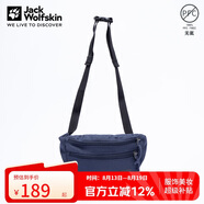 Jack Wolfskin狼爪腰包男包女包旅行跑步包徒步2L斜挎包8007801 C0412午夜深藍(lán)