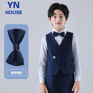 衣諾坊兒童西服領(lǐng)結領(lǐng)花男女生領(lǐng)帶學(xué)生西裝蝴蝶結 領(lǐng)結：藏青