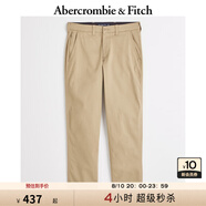ABERCROMBIE & FITCH男裝春秋美式復古潮流寬松經(jīng)典直筒奇諾褲卡其褲KI130-2617 卡其色 31 /30 (175/78A)
