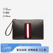 BALLY巴利【同價(jià)618】男包條紋手拿包手抓包信封包6302464 禮物