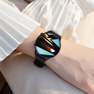 HUXIAVIM智能手表華強(qiáng)北watch華為機(jī)鴻蒙安卓系統(tǒng)蘋果機(jī)適用運(yùn)動(dòng)gt5 ultra 女表黑膠帶 NFC+支付+海量表盤+運(yùn)動(dòng)健康監(jiān)測(cè) 雙表帶+定位導(dǎo)航+超長(zhǎng)待機(jī)+心率血壓血氧睡眠監(jiān)測(cè)