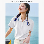 佐丹奴polo衫女夏季翻領(lǐng)上衣珠地布修身短袖POLO衫女05311399