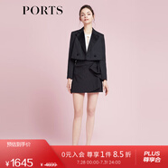 PORTS寶姿女裝春夏新款短款西裝外套 黑色 2