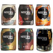 雀巢香港進(jìn)口雀巢香滑香濃咖啡飲料250ml即飲咖啡焙煎奶滑黑咖啡港版 6口味各1（6罐）