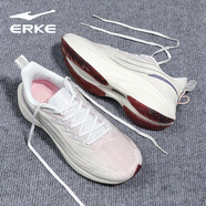 鴻星爾克（ERKE）女鞋跑步鞋夏季網(wǎng)面透氣學(xué)生輕便時(shí)尚潮運(yùn)動鞋休閑百搭慢跑鞋子女 正白/天堂粉3494【網(wǎng)面透氣】 39