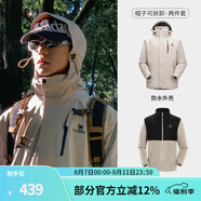 駱駝（CAMEL）三防沖鋒衣戶外登山服防風(fēng)防水防污三合一運(yùn)動(dòng)外套 AD12263514X，淺卡其，男女抓絨內(nèi) L