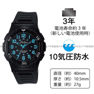西鐵城（CITIZEN）獵鷹 手表V28A-008 學(xué)生復習考試女式小表盤(pán)官方正品 VP84-852 黑盤(pán)蘭字白字 游泳級防