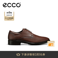 愛步（ECCO）皮鞋男鞋 男士皮鞋德比鞋男結(jié)婚鞋商務(wù)正裝皮鞋通勤鞋 適途512734 深棕紅51273401053 40