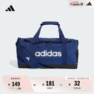 adidas運動健身便攜斜挎手拎包男女新款阿迪達斯官方   深藍/白色   NS