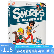 英文原版 The Smurfs \x26 Friends 藍精靈和朋友們 精裝合輯 大開本192頁 漫畫繪本圖畫書 全彩冒險故事書 比利時漫畫大師 貝約 綠山墻 全彩冒險故事書 比利時漫畫大師 貝約
