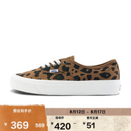 VANS范斯官方 Authentic 44 DX豹紋安納海姆男女帆布鞋 豹紋 36 