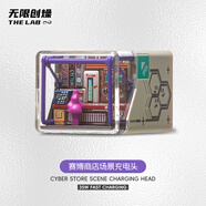 無(wú)限創(chuàng  )燥賽博商店充電器35W氮化鎵3c認證PD快充頭蘋(píng)果iphone安卓手機筆記本平板便攜小巧方便賽博游戲風(fēng)格 賽博商店充電頭