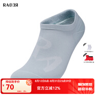 RARE威雅【七夕禮物】配飾款男士一款三色暗提花長絨棉透氣短襪 藍(lán)色（RR1255592156） 均碼