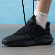 阿迪達(dá)斯 （adidas） 2025黑武士秋季網(wǎng)面透氣男跑鞋緩震運(yùn)動(dòng)休閑鞋JP5227 42