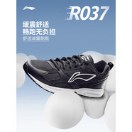 李寧男鞋跑步鞋新款減震網(wǎng)面透氣休閑運動(dòng)鞋 黑色067-1 40