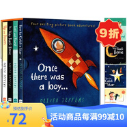 智慧小孩英文原版 Once there was a boy 4冊精裝 名家Oliver Jeffers 幽默暖心科普繪本 想象力 智慧 友誼友情 lost and found Lost and Fou