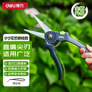 得力（deli）修枝剪刀尖刃樹(shù)枝剪 升級(jí)SK5鋼果樹(shù)剪花枝剪盆栽花卉園藝修枝神器