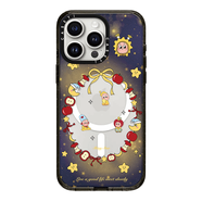 CASETIFY聯(lián)名波點夜空星星人適用蘋果16pro手機殼iphone15鏡面MagSafe磁吸 帶盒C家[cc911夜空蘋果星星小4 iPhone16