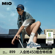 MIO【宋亞軒同款】米奧小白休閑鞋厚底板鞋運動情侶溶解女鞋男老爹鞋 藍/白色 （宋亞軒同款） 42