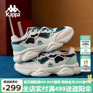 卡帕（Kappa）背靠背情侶休閑運動鞋2025新款春季跑鞋復古厚底老爹鞋K0EZ5MC37