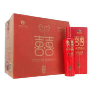 習(xí)酒紅雙喜醬香型白酒糧食酒 送禮自飲婚宴酒水整箱 年份老酒 53度 520mL 6瓶 2019年