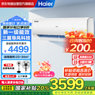 海爾雷神者空調(diào)掛機(jī)2匹一級(jí)能效 國家補(bǔ)貼20% 家用臥室客廳變頻冷暖壁掛式自清潔KFR-50GW/22KEA81U1