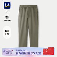 海瀾之家（HLA）休閑褲男裝24秋冬季新款輕商務(wù)時尚系列加厚保暖男士合體長褲子 HKCAW3W053A卡其5A L /175建議70-74kg