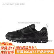 耐克（NIKE）24新款Vomero5網面透氣緩震耐磨復古跑鞋純黑色官方旗艦 黑色HF6998-001 36