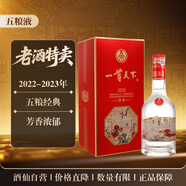 五糧液（WULIANGYE）股份公司【周年慶特惠】 濃香型 白酒 送禮佳選  送禮 經(jīng)典老酒 52度 500mL 1瓶 一尊天下飄香2022年