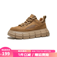 皓頓（HAUT TON）【斷碼清倉/限時特惠】男士休閑鞋工裝鞋 933XB4534杏色 43 -適合運動鞋44碼