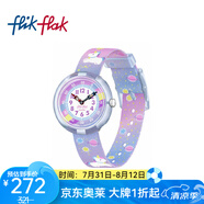斯沃琪（Swatch）【京東奧萊】Flik Flak飛菲兒童手表 ZFBNP213 抱抱獨(dú)角獸31.85mm