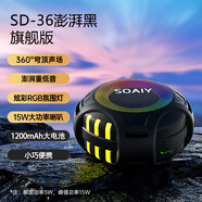 索愛SD36藍(lán)牙音箱低音炮小型音響大音量無線家用電腦迷你戶外便攜 旗艦版【1200mAh續(xù)航】
